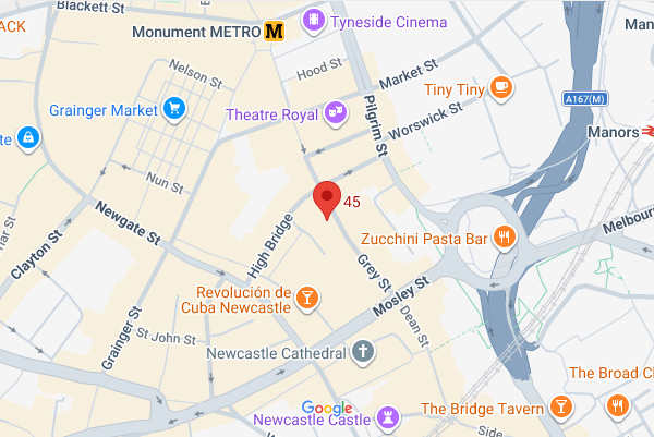 Google Map screenshot of office location